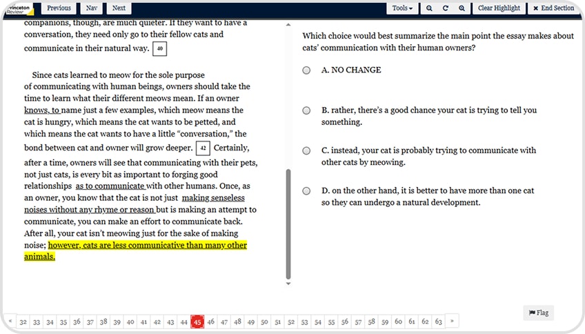 practice test